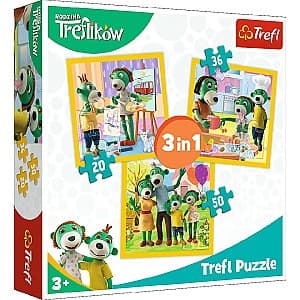 Puzzle Trefl 3in1 It's fun together