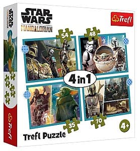 Пазлы Trefl 4in1 Mandalorian