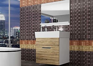 Комплект мебели для ванной Belini Korsyka 1 KOR M 1/1/W/DS/0/ZW Sonoma Oak