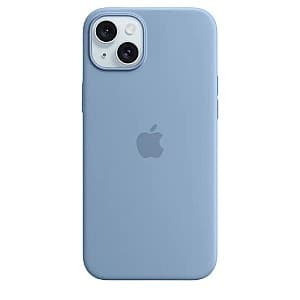 Husa pentru telefon Apple iPhone 15 Plus Silicone Case with MagSafe Winter Blue