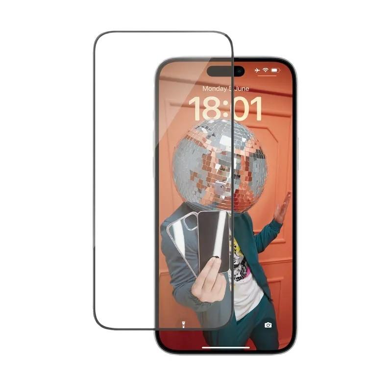 Sticla de protectie pentru telefon PanzerGlass iPhone 15 Plus UWF wA