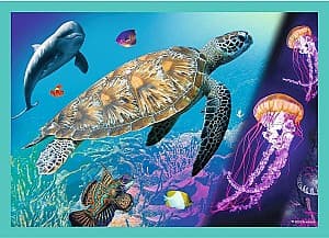 Puzzle Trefl 4in1 The Mysterious World of Animals (34382)