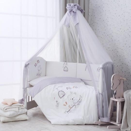 Постельное белье Perina Pio Pio (ПП7-01.2) Молочно-серый