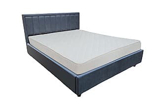 Кровать Alcantara Pulsar 160x200 Textile Blue