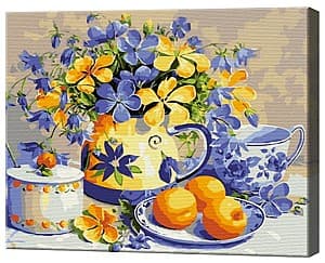 Картина по номерам Art Gallery Желто-голубой натюрморт, 30х40 см