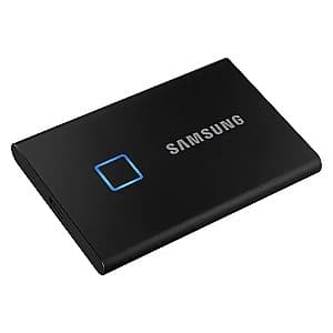 Внешний SSD Samsung Portable SSD T7 Touch 2TB (MU-PC2T0K/WW)