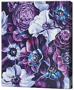 Картина по номерам Art Gallery Лиловые цветы, 40х50 см