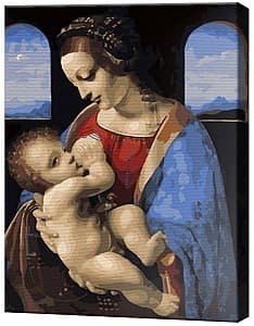 Tablou pe numere Art Gallery Madonna Litta. Da Vinci, 40х50 cm