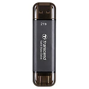 Stick memorie usb Transcend ESD310C 2TB Grey (TS2TESD310C)