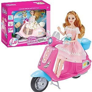 Papusa Essa Toys Doll with a motorcycle