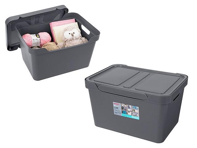 Контейнер для хранения Bytplast Econova Luxe 18l серый