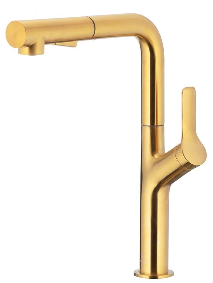 Кран для кухни Armatura Duero design матовое золото