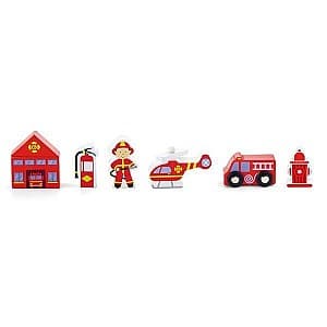 Набор игрушек VIGA Train Set Accessory - Fire Station (50815)