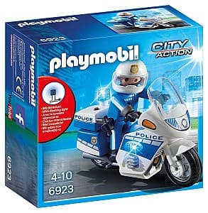 Figurină Playmobil PM6923 Police Bike with LED