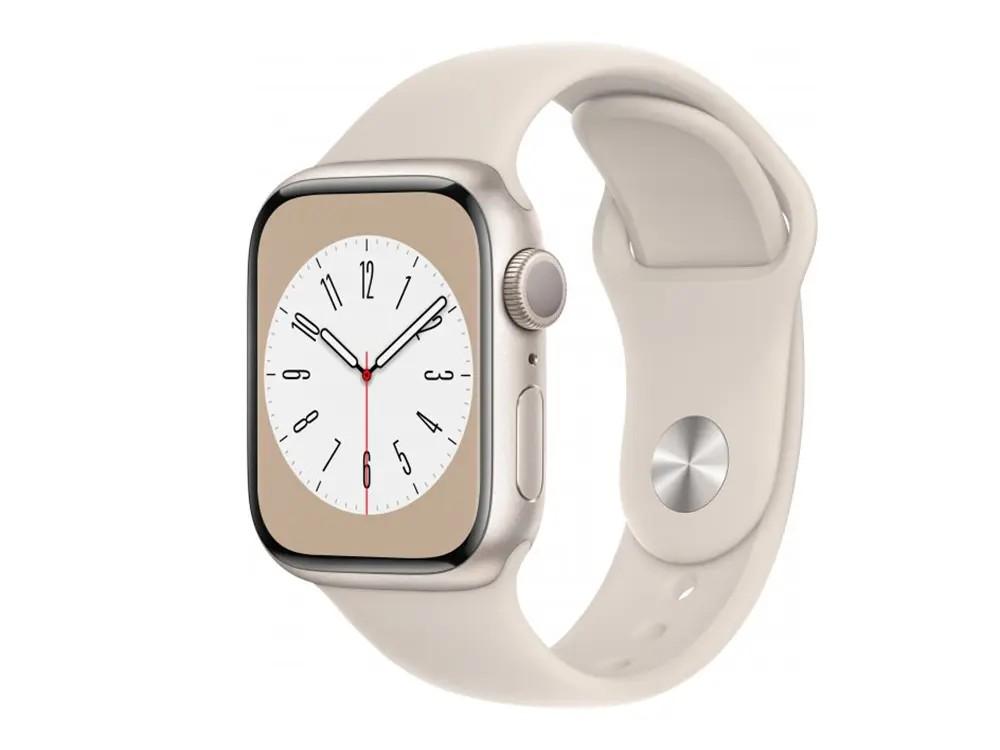 Умные часы Apple Watch Series 8 41 mm Starlight MNP63GK