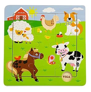 Puzzle VIGA Discovery Puzzles Farm Animals (50837)