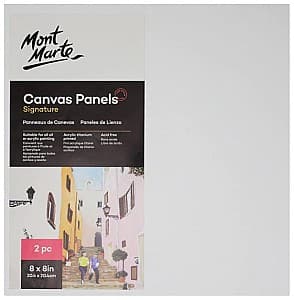 Pânză pentru pictură Mont Marte Pkt 2 20.4x20.4cm