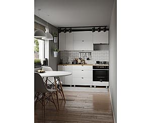 Кухонный гарнитур Fabrik Home Como MDF 2000 мм White mat