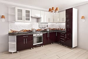 Кухонный гарнитур PS 3.4x1.7 m Brown