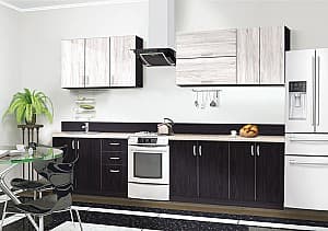 Кухонный гарнитур Modern Paola 2.6m Wenge Magic/Craft Oak White