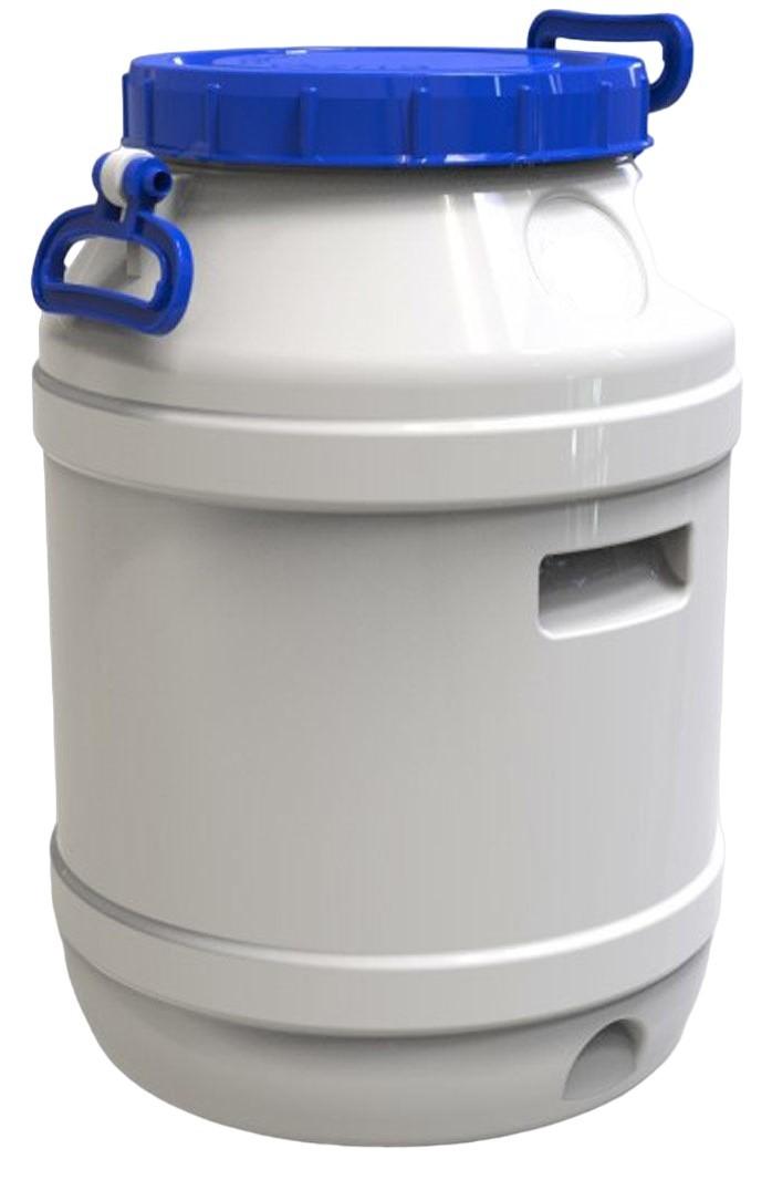 Butoi din plastic Europlast 75L cu minere alb (37009E)