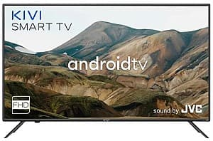 Телевизор KIVI 40F720QB, Smart TV, 4K Ultra HD, 40 дюймов (101 см), 1920x1080, Android TV, Wi-Fi