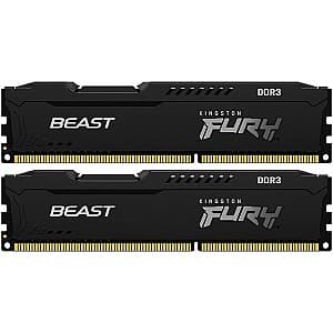 Оперативная память Kingston Fury Beast 16GB DDR3-1600MHz (KF316C10BBK2/16)