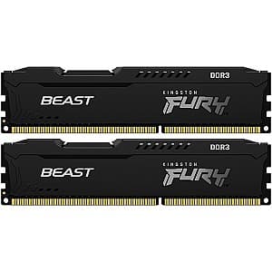 Memorie operativa RAM Kingston Fury Beast 16GB DDR3-1600MHz (KF316C10BBK2/16)