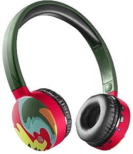 Casti CellularLine Music Sound Green/Red