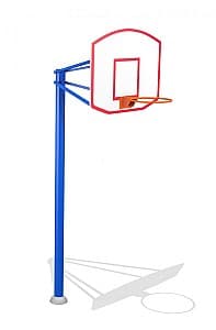 Rack pentru baschet PlayPark Stilp de streetball cu inel