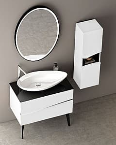 Комплект мебели для ванной Nplus Mirage 80 White