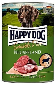 Hrană umedă pentru câini Happy Dog Lamm Pur lamb Neuseeland 800g