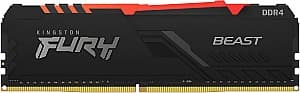 Memorie operativa RAM Kingston Fury Beast RGB 8Gb DDR4-3600MHz (KF436C17BBA/8)