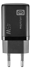 Зарядное устройство для телефона CellularLine Wall Charger GAN 45W