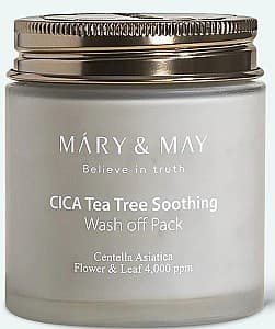 Маска для лица MARY & MAY Cica TeaTree Soothing Wash off Pack