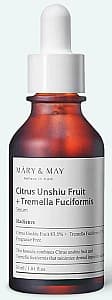 Сыворотка для лица MARY & MAY Citrus Unshiu+Tremella Fuciformis Serum