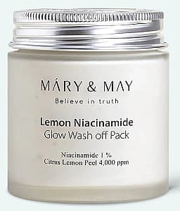 Маска для лица MARY & MAY Lemon Niacinamide Glow Wash Off Pack