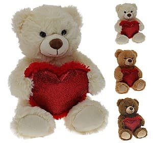 Jucărie de pluș Sf.Valentine Urs cu inima 26 cm (12896)