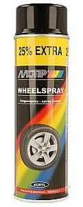 Автомобильная краска Motip Wheel Spray Black 500 мл (04018)