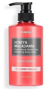 Lotiune pentru corp Kundal Honey & Macadamia Body Lotion Amber Vanilla