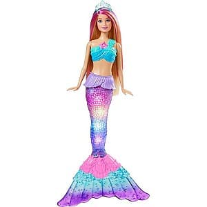 Papusa Mattel Barbie HDJ36 Sirena Lumini Stralucitoare "Dreamtopia"