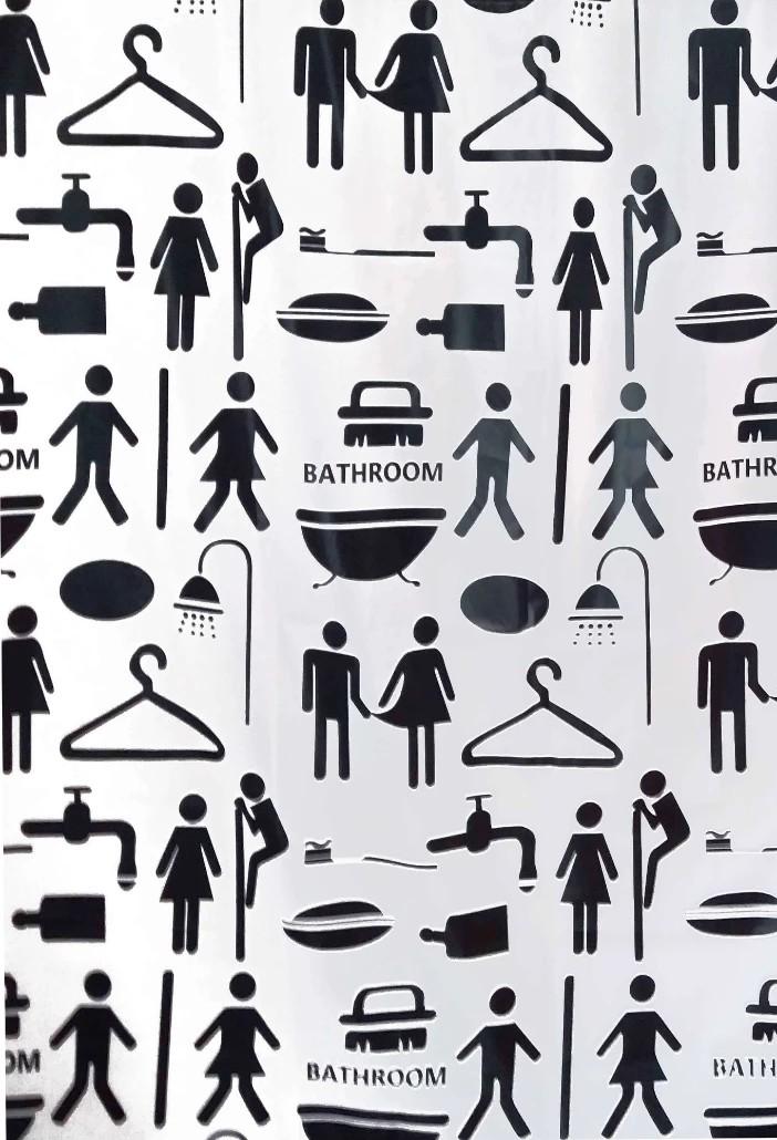 Шторка для ванной Nice Sea Couple 06847