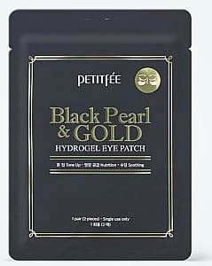 Patch-uri pentru ochi Petitfee & Koelf Black Pearl & Gold Eye Patch