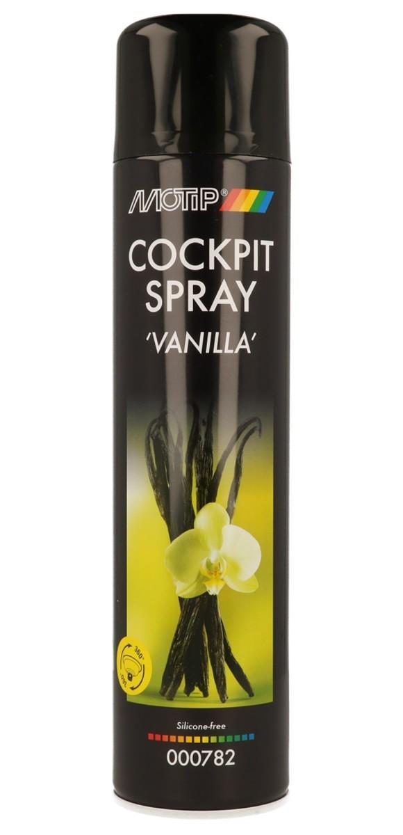 Очистка салона Motip Cockpit Spray Vanilla 600 мл (000782)