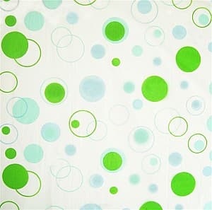 Perdea de baie Nice Sea Green Dots 05163