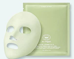 Masca pentru fata So Natural So Vegan Heartleaf Vinegar Green Clay Mask