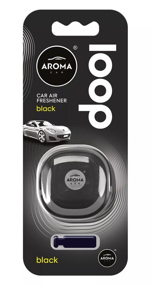 Odorizant de masina Aroma Car Loop Gel Black