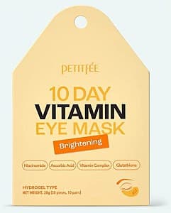 Patch-uri pentru ochi Petitfee & Koelf 10 Day Vitamin Eye Mask - Brightening