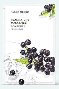 Маска для лица Nature Republic Real Nature Acai Berry Mask Sheet