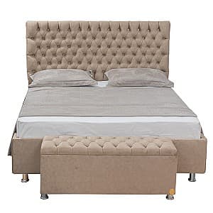 Кровать StarM Button-1 1.4 m Beige